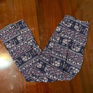 Girl’s elephant printed leggings